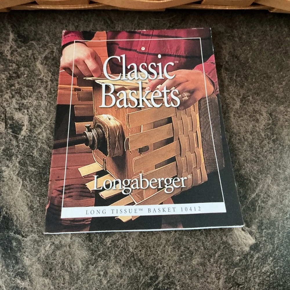 Longaberger Long Tissue Basket Set - Picture 13 of 13